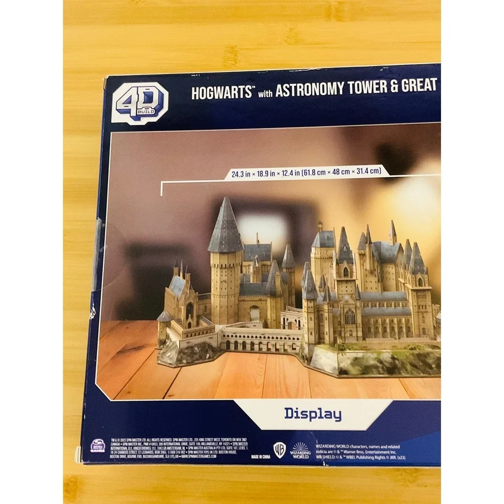 Harry Potter 4D build Hogwarts astronomy‎ tower great hall puzzle 384 pc display